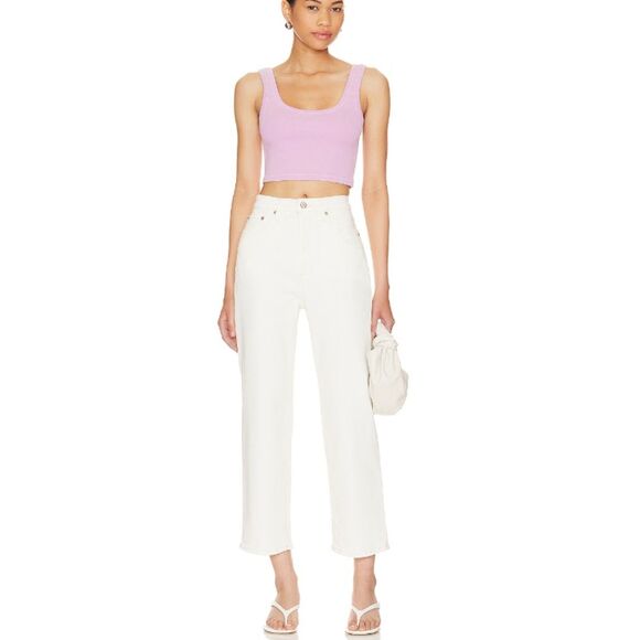 Pistola Women's P00016323OP Size 26 Sand Cassie Crop Super High Rise Straight - Picture 4 of 12